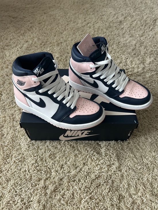 Jordan Shoes - Air Jordan 1 Retro High OG SE ‘Bubble Gum’ Size US Women’s 6 Pink/Navy